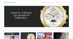 Desktop Screenshot of nemediaworld.com
